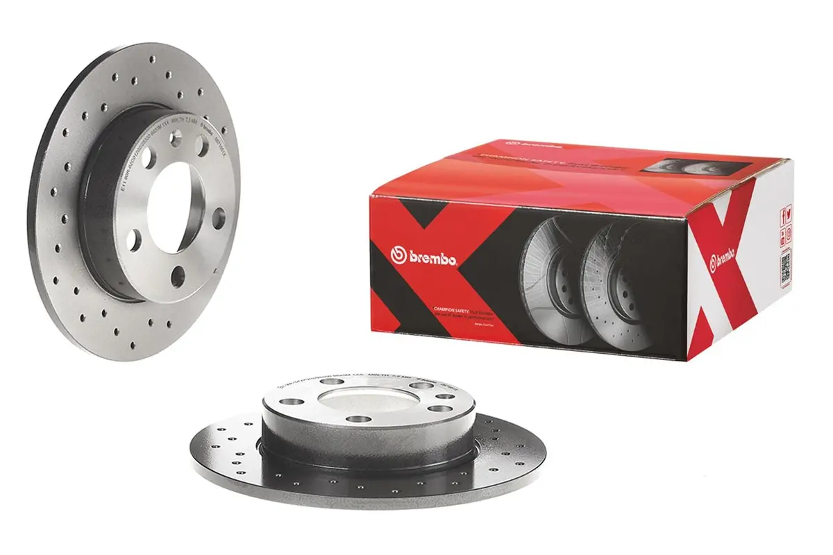 Brembo Premium Uv-Coated Brake Rotors - Front Or Rear, Part 08.7165.1X 1
