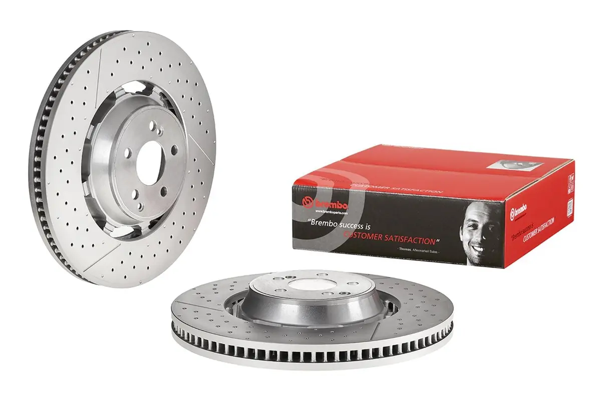 Brembo 09B84833 Uv-Resistant Premium Brake Rotors 1