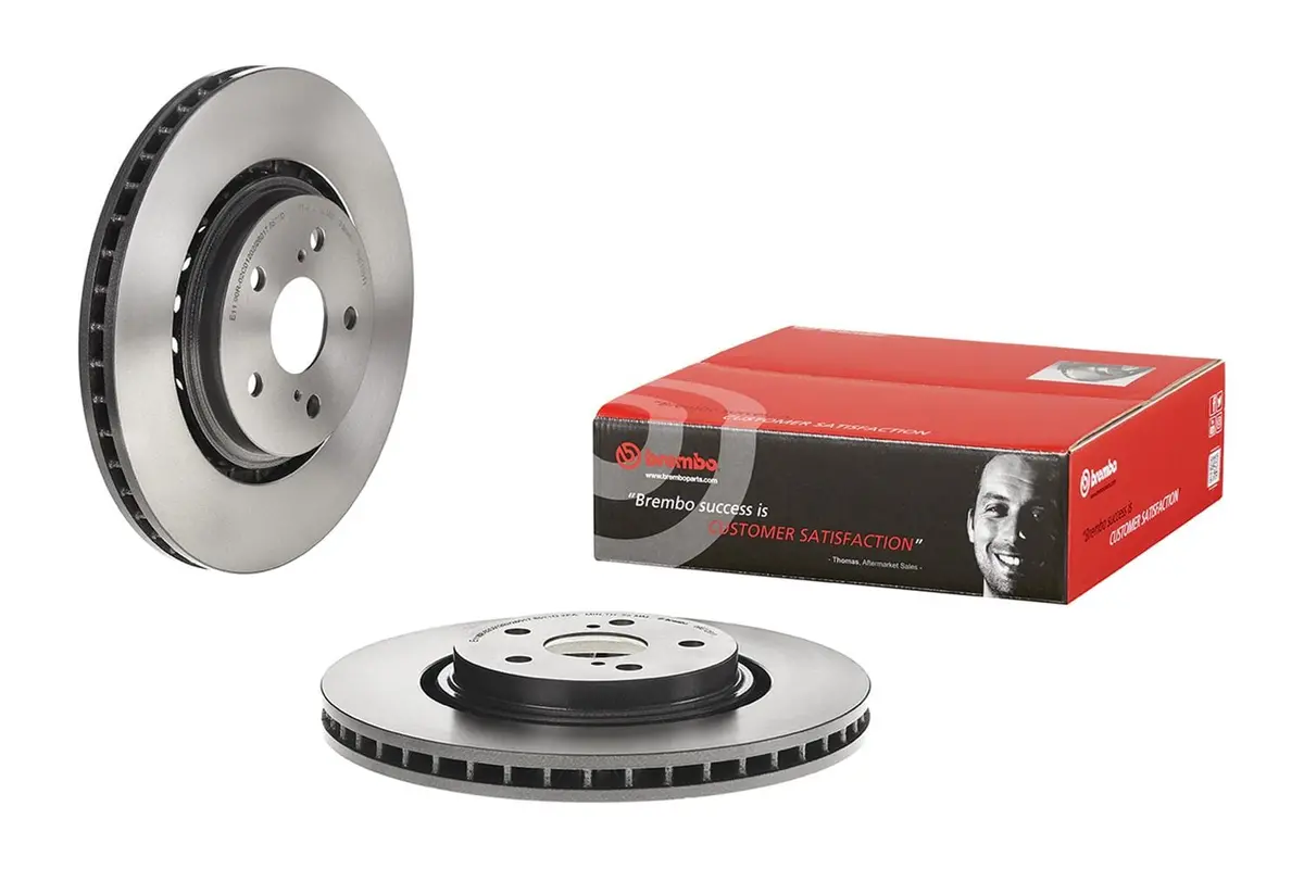 Brembo Uv-Coated Premium Brake Rotors – Direct-Fit Performance Upgrade 09E12611 1