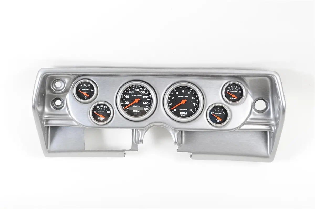 Classic Thunder Road 102681012 Custom Dash Panel With Autometer Gauge Integration 1