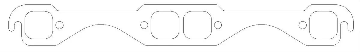 Cometic Armor-Clad Exhaust Gasket – Multi-Layer Steel With Graphite Coating (C5548-030) 1