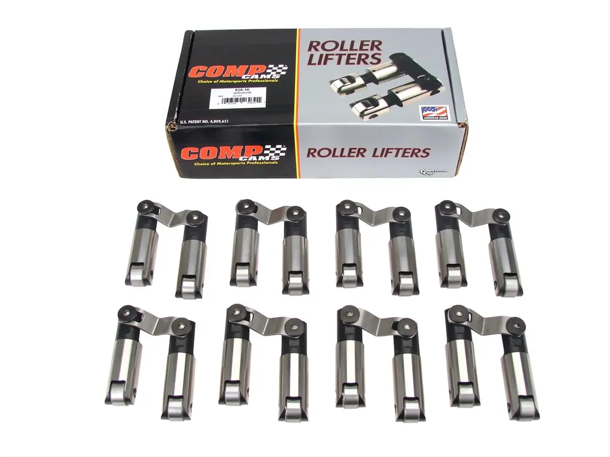 Comp Cams Endure-X Hydraulic Roller Lifters – Durability-Optimized For Aggressive Cam Profiles, 828-16 1