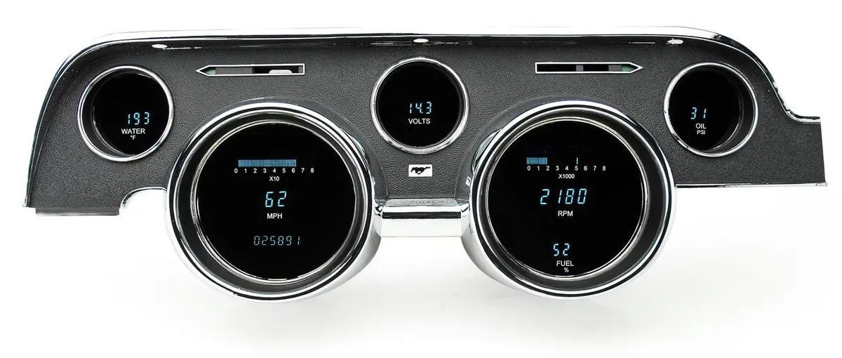 Dakota Digital Vfd3-68M-T Direct-Fit Digital Gauge Cluster Kit 1