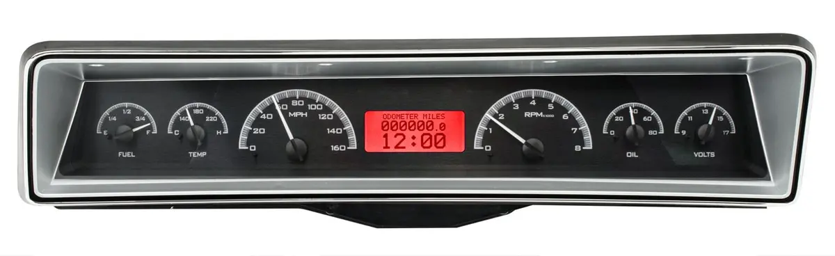 Dakota Digital Vhx-66C-Nov-K-R Analog Gauge System For Direct-Fit Installation 1