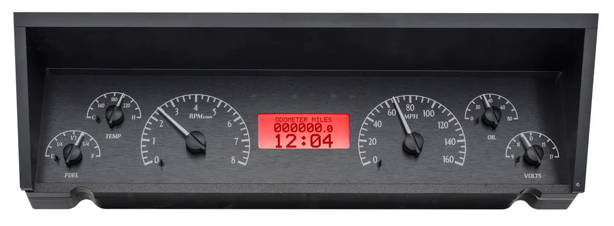 Dakota Digital Vhx-77C-Cap-K-R Direct-Fit Analog Gauge System 1