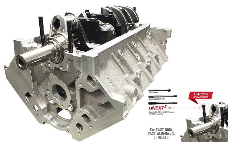 Da31837211-S2 Ls Next Gen 2 Iron Block With 4-Bolt Main Caps 1