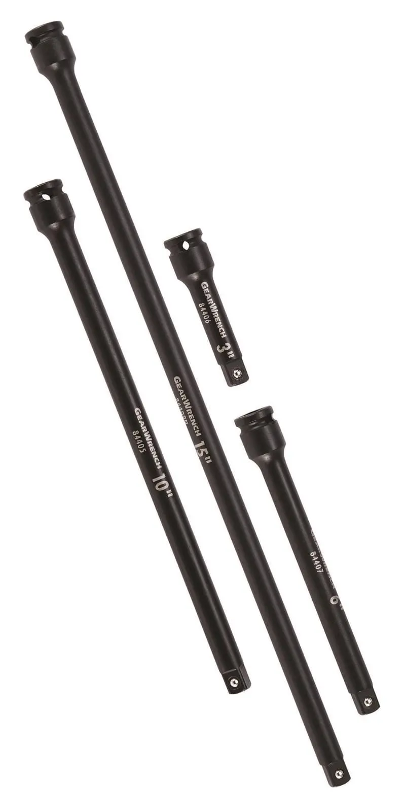 Gearwrench 84926N Impact-Grade Standard Socket Extension Set 1