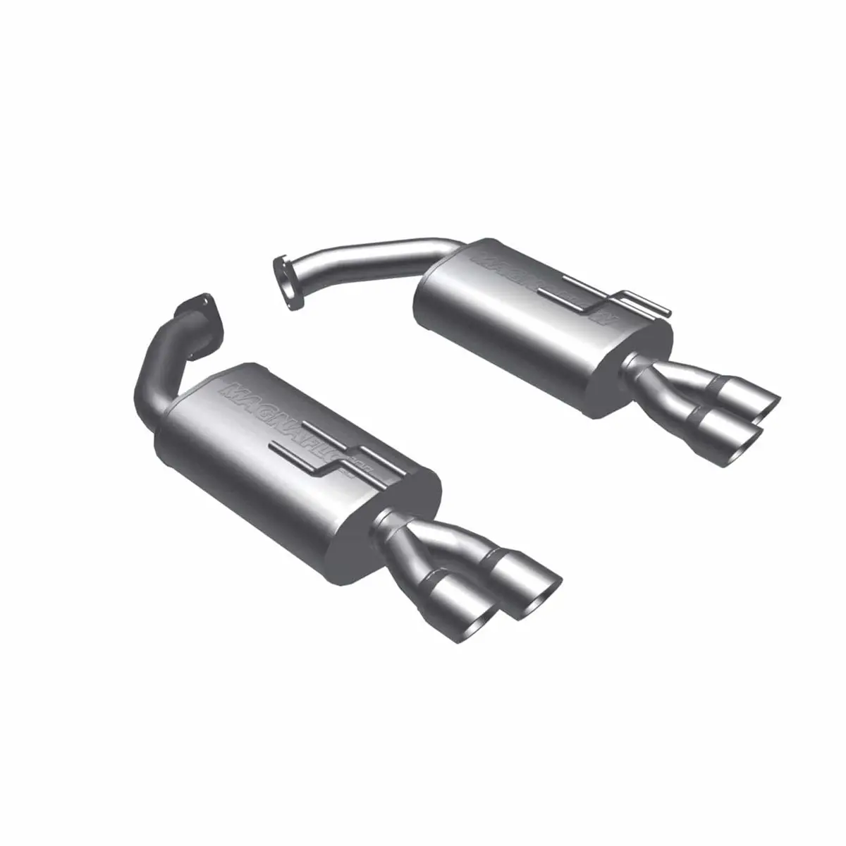Magnaflow 16883 Street Series Cat-Back Exhaust System – Mandrel-Bent, Stainless Steel, Aggressive Tone 1