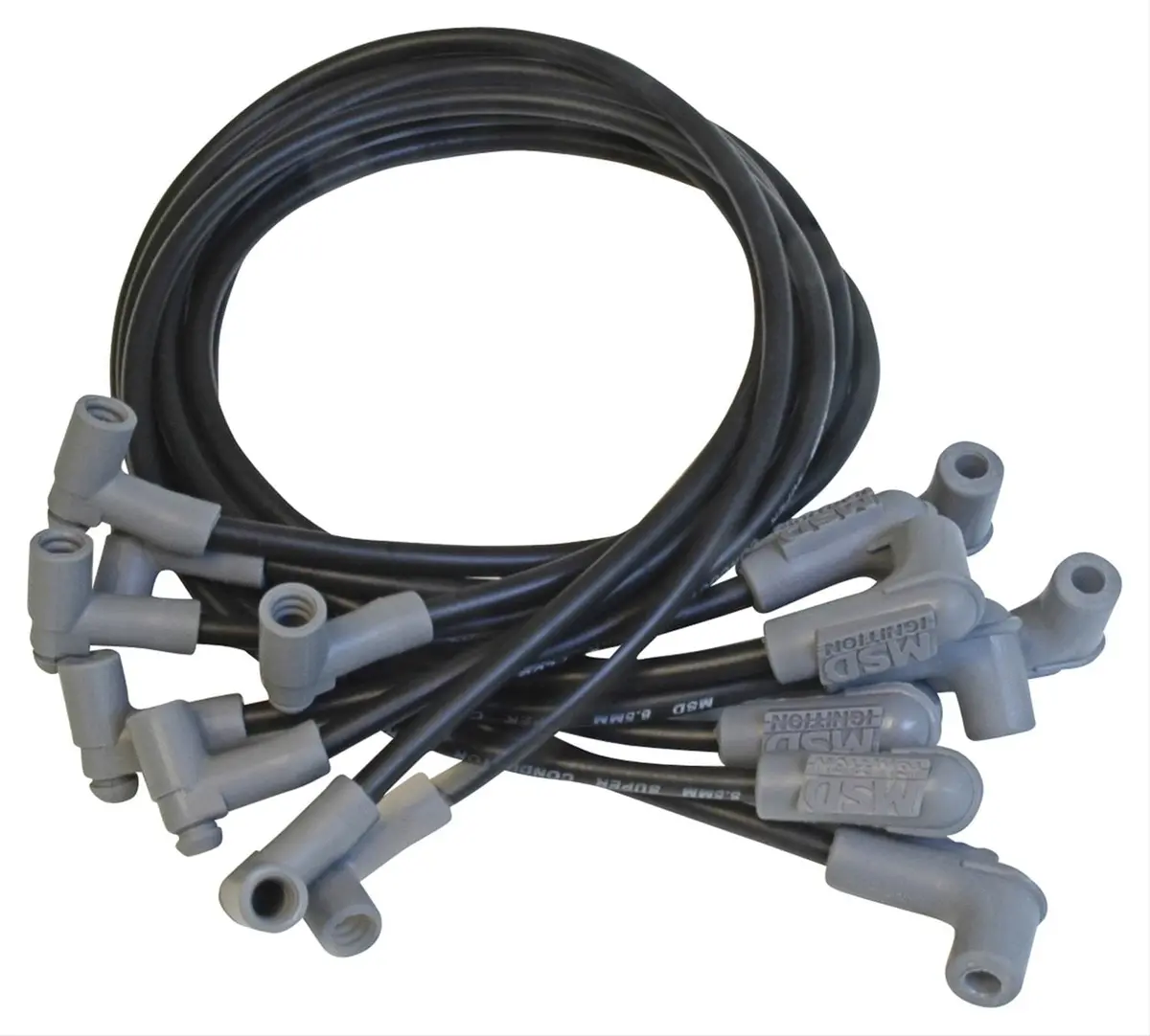 Msd 31243 8.5Mm Super Conductor Spark Plug Wire Set – Low-Resistance, Emi-Shielded Cables 1