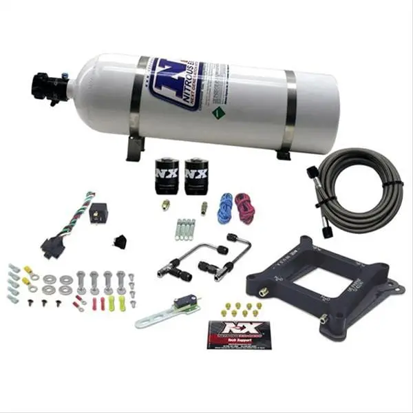 Nitrous Express Gemini Twin-Pro Power Plate Nitrous Kit - Part 60545-15 1