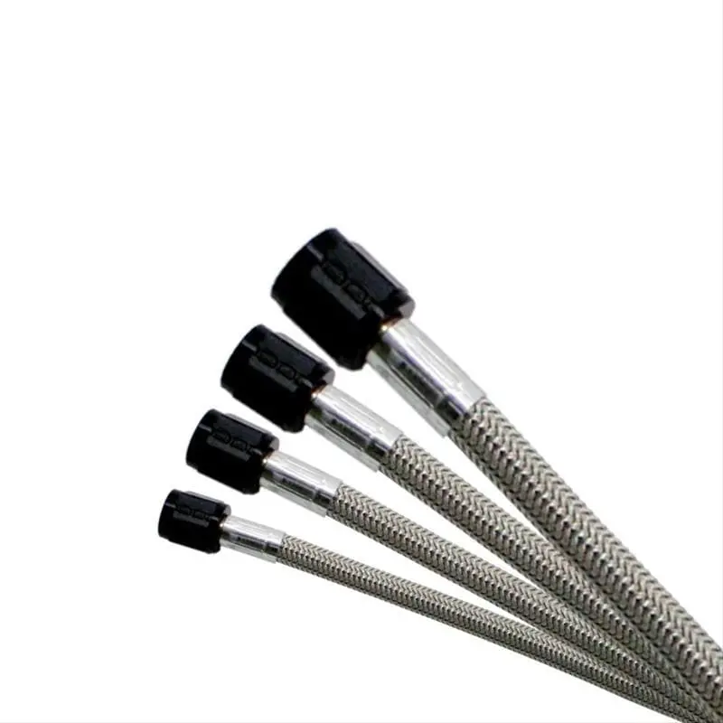 Nitrous Express 10024 Nitrous & Fuel Line Assembly – Braided Stainless, An Fittings, Pre-Assembled 1