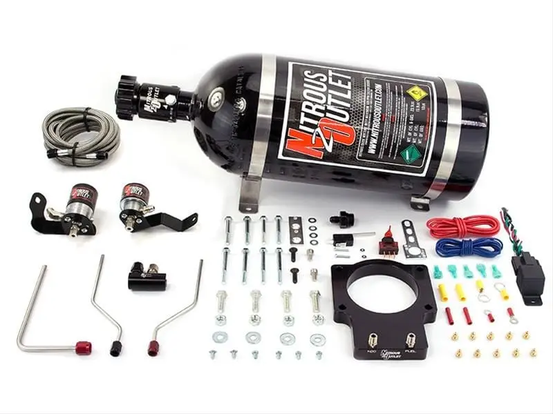Nitrous Outlet Plate-Style Nitrous System For Dual-Quad Or Single-Plane Manifolds 00-10124-90-12 1