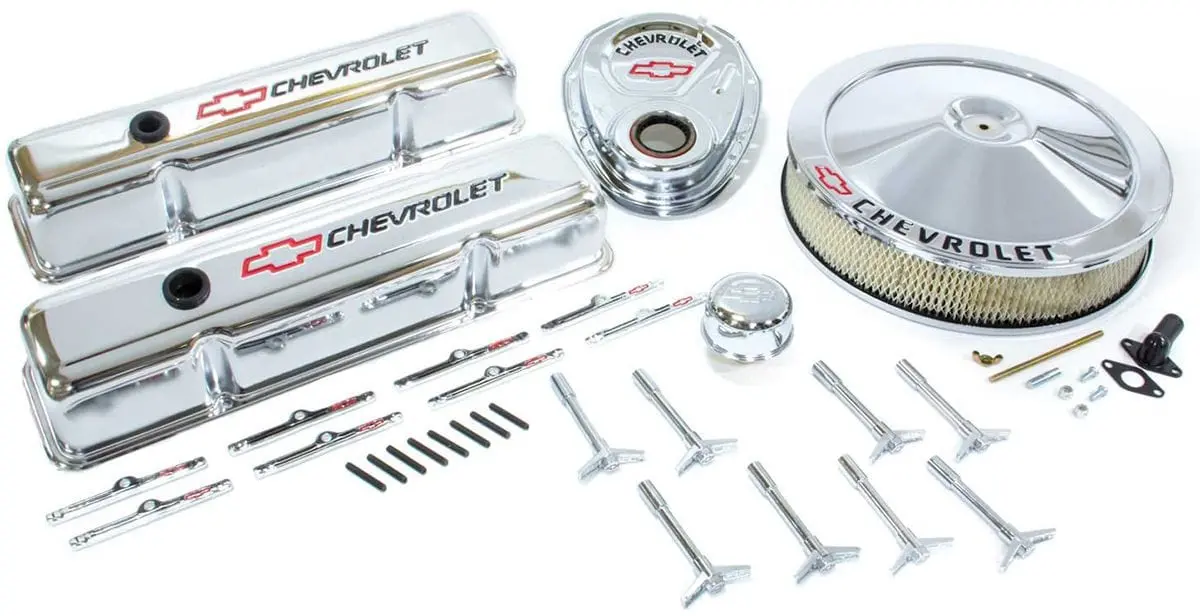 Pr141-900 Engine Dress-Up Kit – Chrome & Billet Accent Set 1