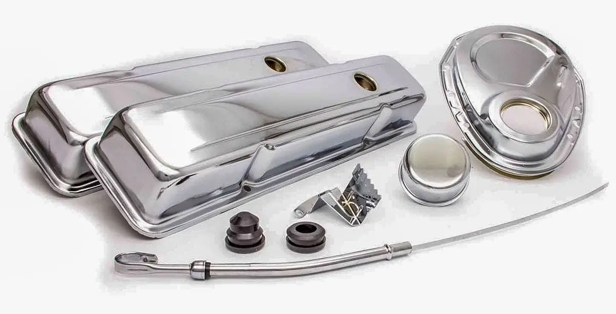 Chrome Engine Dress-Up Kit With Short Valve Covers – Rpcr3023 1