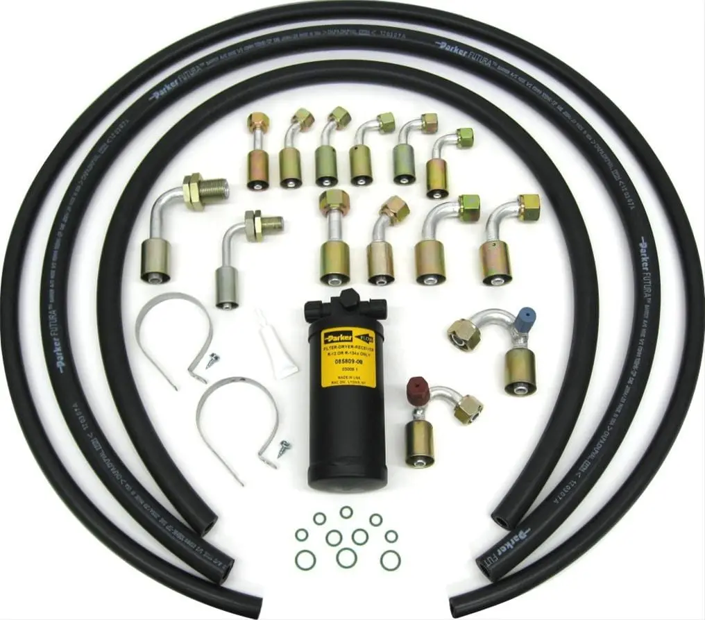 Vintage Air 31700-Vbd Standard Refrigerant Line Kit – R134A-Compatible, Pre-Charged Hvac Installation 1
