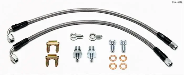 Wilwood Stainless Steel Brake Flex Line Kit – Model 220-10879 1
